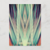 Kunst Deco schijnwerpers Briefkaart (Voorkant)