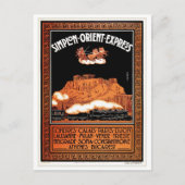 Kunst deco Simplon Orient Express Athene Briefkaart (Voorkant)