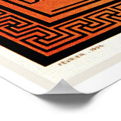 Kunst deco Simplon Orient Express Athene Poster (Hoek)