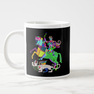 Kunst Deco St. George de Drakenlaag Grote Koffiekop