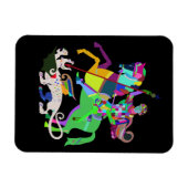 Kunst Deco St. George de Drakenlaag Magneet (Horizontaal)