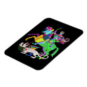 Kunst Deco St. George de Drakenlaag Magneet (Linkerzijde)