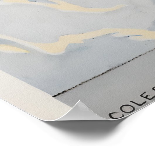 Kunst-Déco Swimwear van Coles Phillips van 1920 Poster (Hoek)