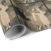  Kunst Deco, verrassing van George Barbier Cadeaupapier (Rol Hoek)