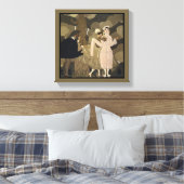 Kunst Deco, verrassing van George Barbier Canvas Afdruk (Insitu (Slaapkamer))