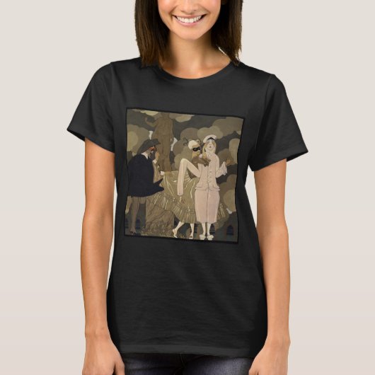 Kunst Deco, verrassing van George Barbier T-shirt (Voorkant)
