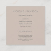 Kunst deco visitekaartje (Achterkant)