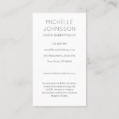 Kunst deco visitekaartje (Achterkant)