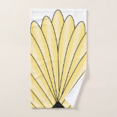 Kunst Deco voor ontwerp gele handdoekset Bad Handdoek (Handdoek)