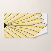 Kunst Deco voor ontwerp gele handdoekset Bad Handdoek (Handdoek)