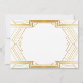 Kunst Deco Vrijgezellenfeest Bachelorette Party ui Kaart (Achterkant)