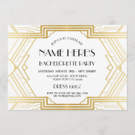 Kunst Deco Vrijgezellenfeest Bachelorette Party ui Kaart