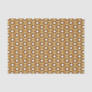Kunst Deco Wallpaper Pattern, Tan and Brown Tissuepapier