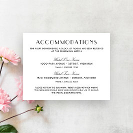  kunst Deco Wedding Informatiekaartje