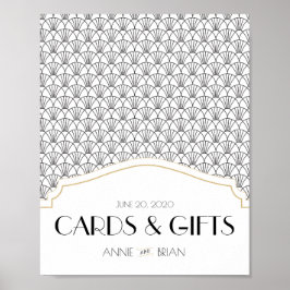 Kunst Deco Welkomstkaarten en cadeaubonnen Poster