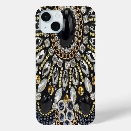 kunst deco zwart - gouden bohemen patroon Case-Mate iPhone case (Achterkant)