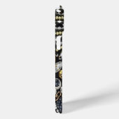 kunst deco zwart - gouden bohemen patroon Case-Mate iPhone case (Achterkant / Rechts)