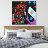 Kunst decor voor thuis interieur canvas afdruk (Insitu (Slaapkamer))