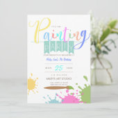 Kunst | Deelnemende partij nodigt uit Kaart (Staand voorkant)