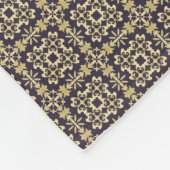 Kunst  demaspatroon, gouden fleece deken (Hoek)