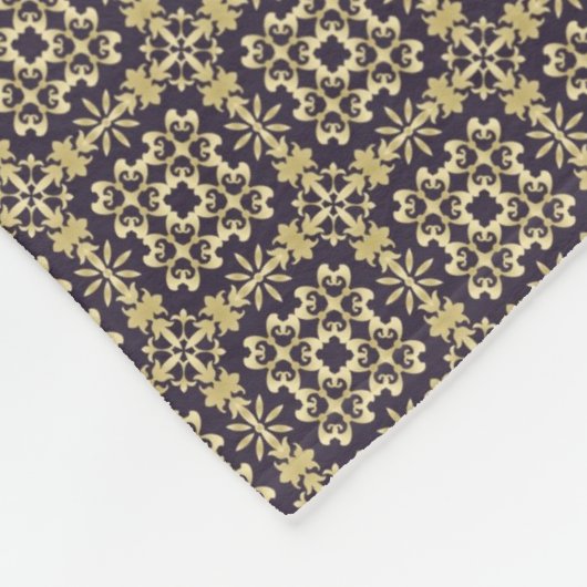 Kunst  demaspatroon, gouden fleece deken (Hoek)