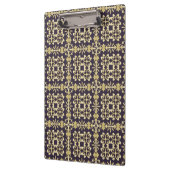 Kunst  demaspatroon, gouden klembord (Links)