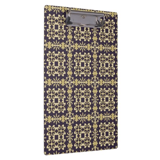 Kunst demaspatroon, gouden klembord (Rechts)