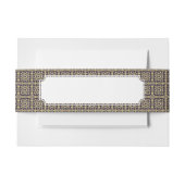 Kunst  demaspatroon, gouden uitnodigingen wikkel (Voorkant Voorbeeld)