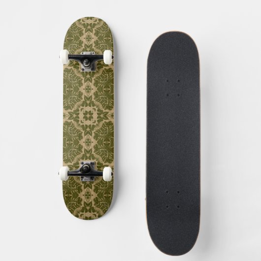 Kunst demaspatroon persoonlijk skateboard (Voorkant)