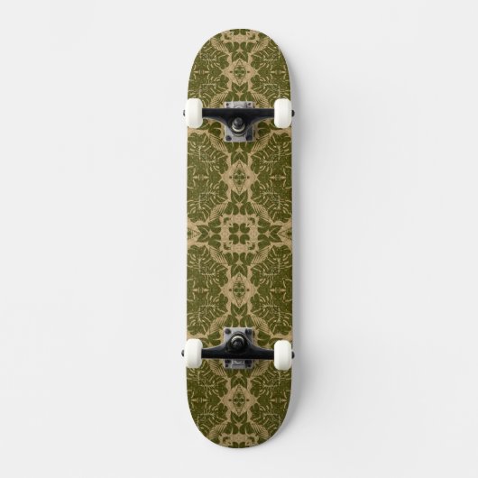Kunst  demaspatroon persoonlijk skateboard (Voorkant)