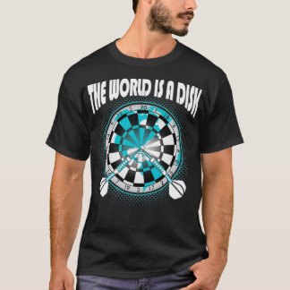 Kunst die de wereld geeft is een schijfkunst t-shirt