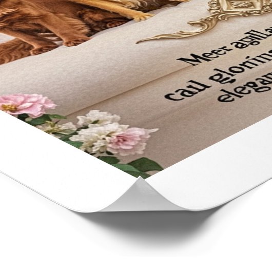 Kunst die je kunt gebruiken: sculpturale meubels poster (Hoek)