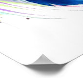 Kunst die poster schildert de leeuw (Hoek)