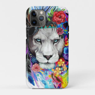 Kunst die poster schildert de leeuw Case-Mate iPhone case