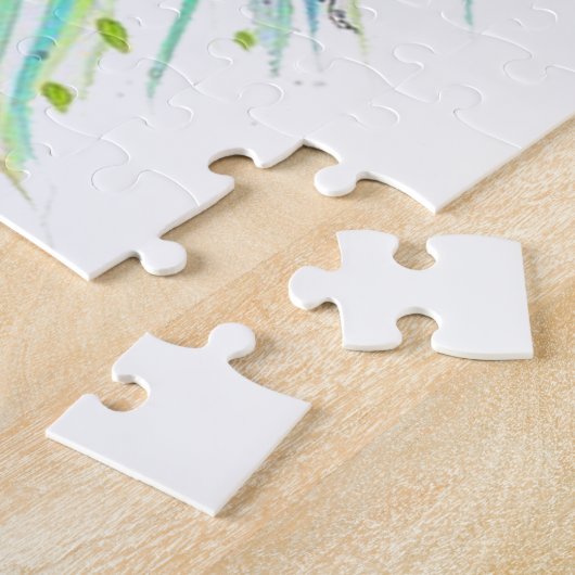 Kunst die poster schildert de leeuw legpuzzel (Zijkant)