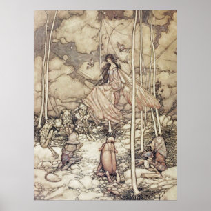 kunst door Arthur Rackham Poster
