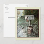  kunst door B. Mitchell, Mailbox Briefkaart (Voorkant / Achterkant)