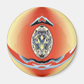 Kunst door buitenaardse wezens - Medallion Magneet