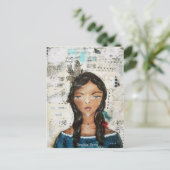 Kunst door Croppin Spree Briefkaart (Staand voorkant)