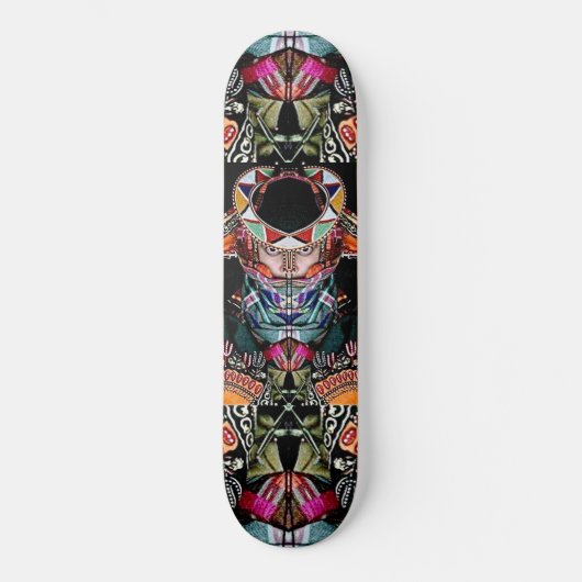 Kunst door Davey AFRICANA 2 Skateboard (Voorkant)