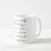 Kunst door Heather Inspirerend Gezegde 11oz Mok (Voorkant rechts)