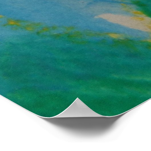 Kunst door kinderen, Waterverf schilderen, Tulpen, Poster (Hoek)