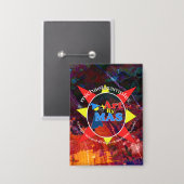 Kunst door MAS logo speld Button (Voorkant / Achterkant)