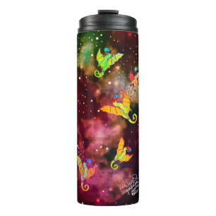 Kunst door Micheal Dragons Thermal Tumbler Thermosbeker