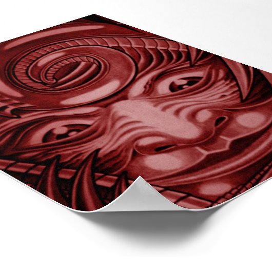 kunst door RITON-TATTOO Poster (Hoek)