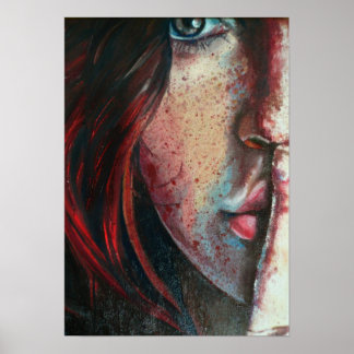 kunst door Sylvia lizarraga oil child myspace 008 Poster