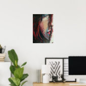 kunst door Sylvia lizarraga oil child myspace 008 Poster (Thuiskantoor)