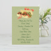  kunst doos van Rozen Floral Party Kaart (Staand voorkant)