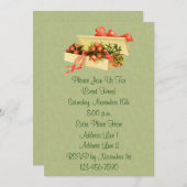  kunst doos van Rozen Floral Party Kaart (Voorkant / Achterkant)