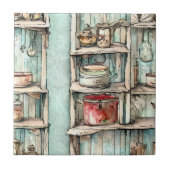 Kunst echte hand getrokken keuken backsplash Rusti Tegeltje (Voorkant)